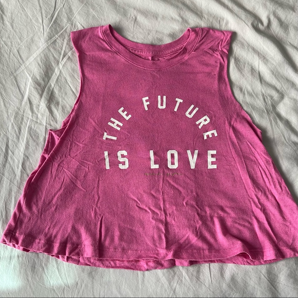 Spiritual Gangster cropped tank - Picture 2 of 3